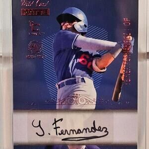 2024 Wild Card Yeiner Fernandez Autographed Baseball Card